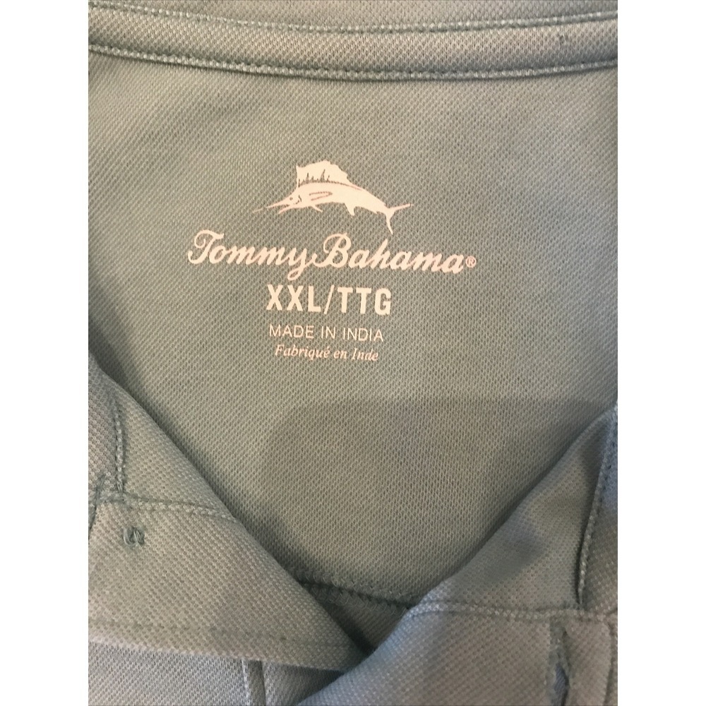 Tommy‎ Bahama Supima  Polo Shirt Marlin Logo Men Size 2XL Golf,boating - Picture 4 of 5